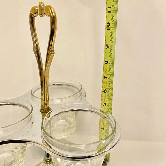 Vintage Kromex 3 Cup Serving Set - Picture 5 of 6